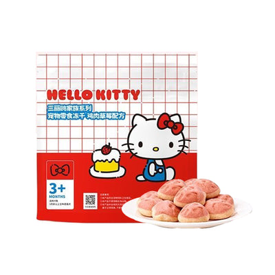 Ranova🐱🐶Sanrio Co-Branding Freeze Dried Double-Layer Strawberry & Cheese Bites 45g