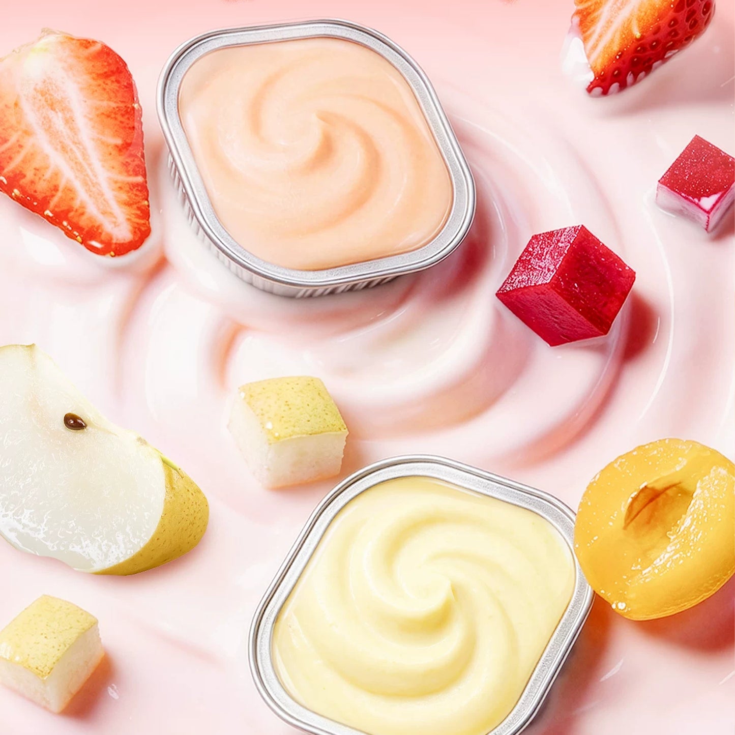 The Cat‘s Travel🐱Bear-Shaped Yogurt "Hug" Puree Complete Wet Food