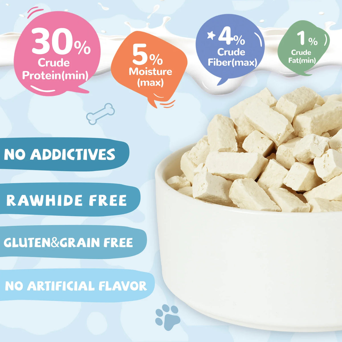 PawUp🐱🐶Freeze Dried Goat Milk Yogurt 2.8oz