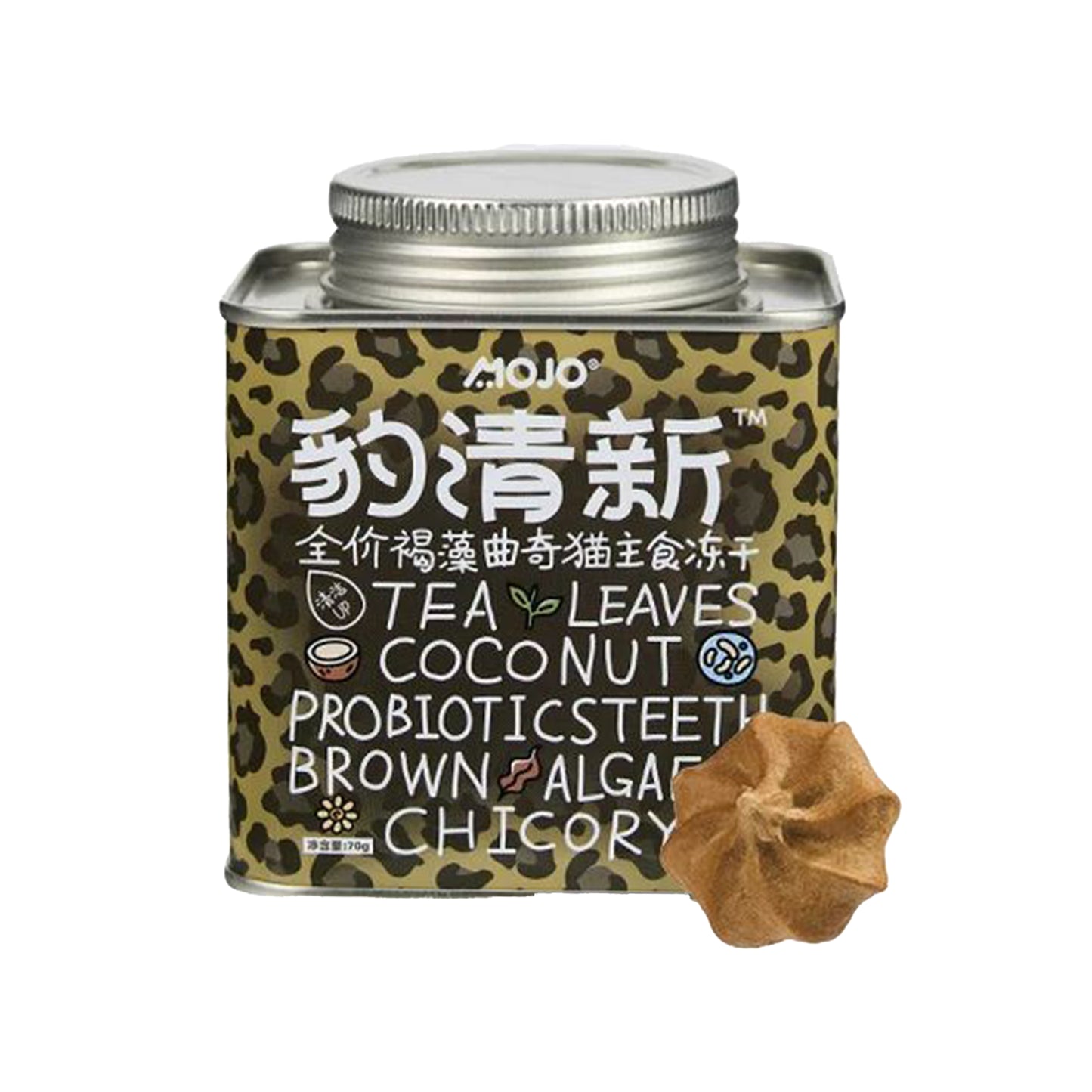 MOJO🐱Freeze Dried Complete Meal Cookie - Dental Care Chicken & Brown Alga 70g