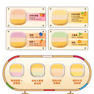 Hell‘s Kitchen🐱🐶Tri-Color Mixed Flavor Complete Wet Food 40g*4