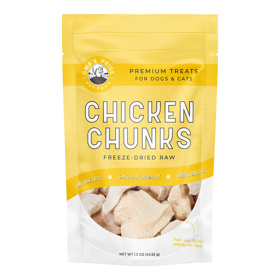 Oma's Pride🐱🐶Freeze Dried Chicken Treats 1.5oz