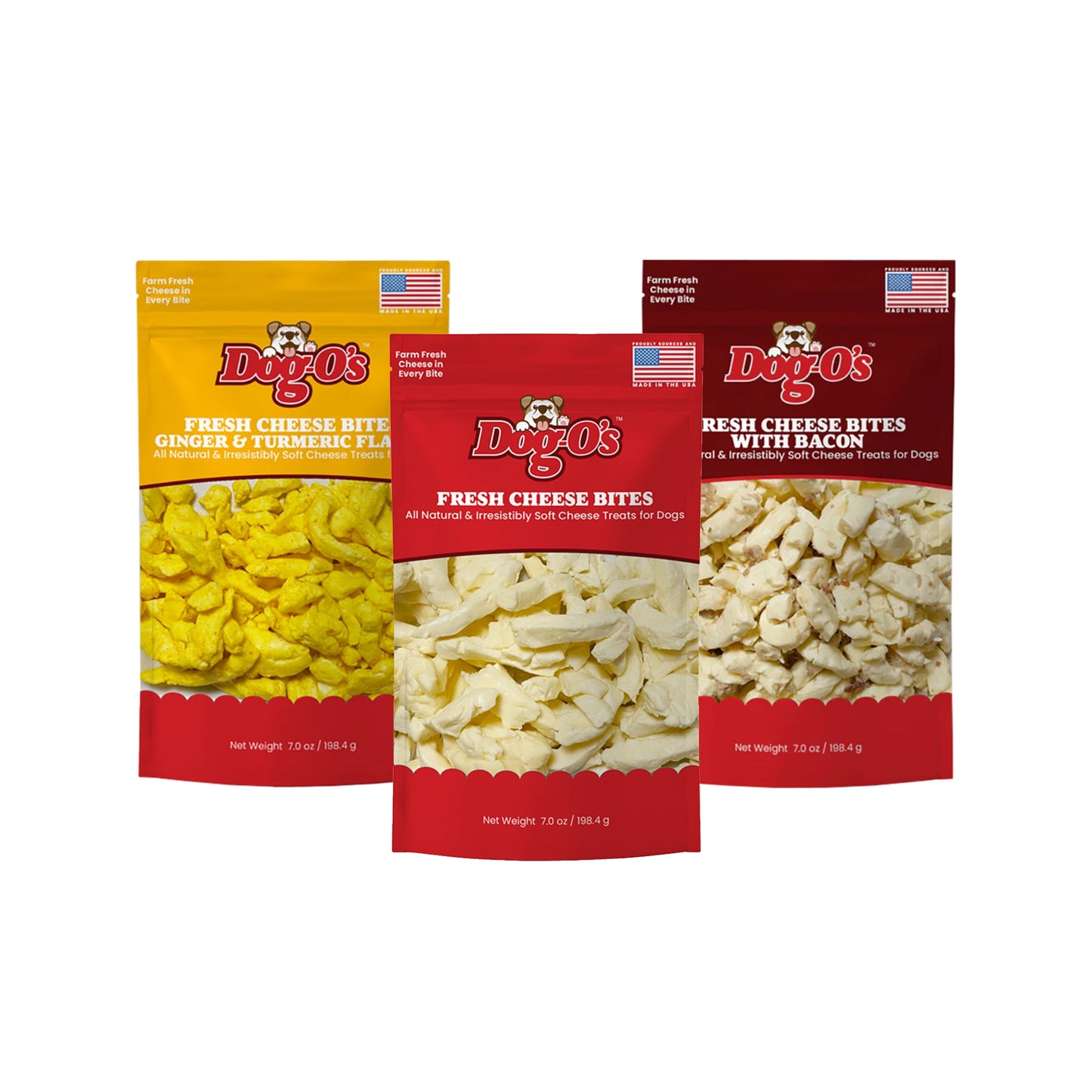 Dog-O's🐶Frozen Fresh & Soft Cheese Bites 7oz