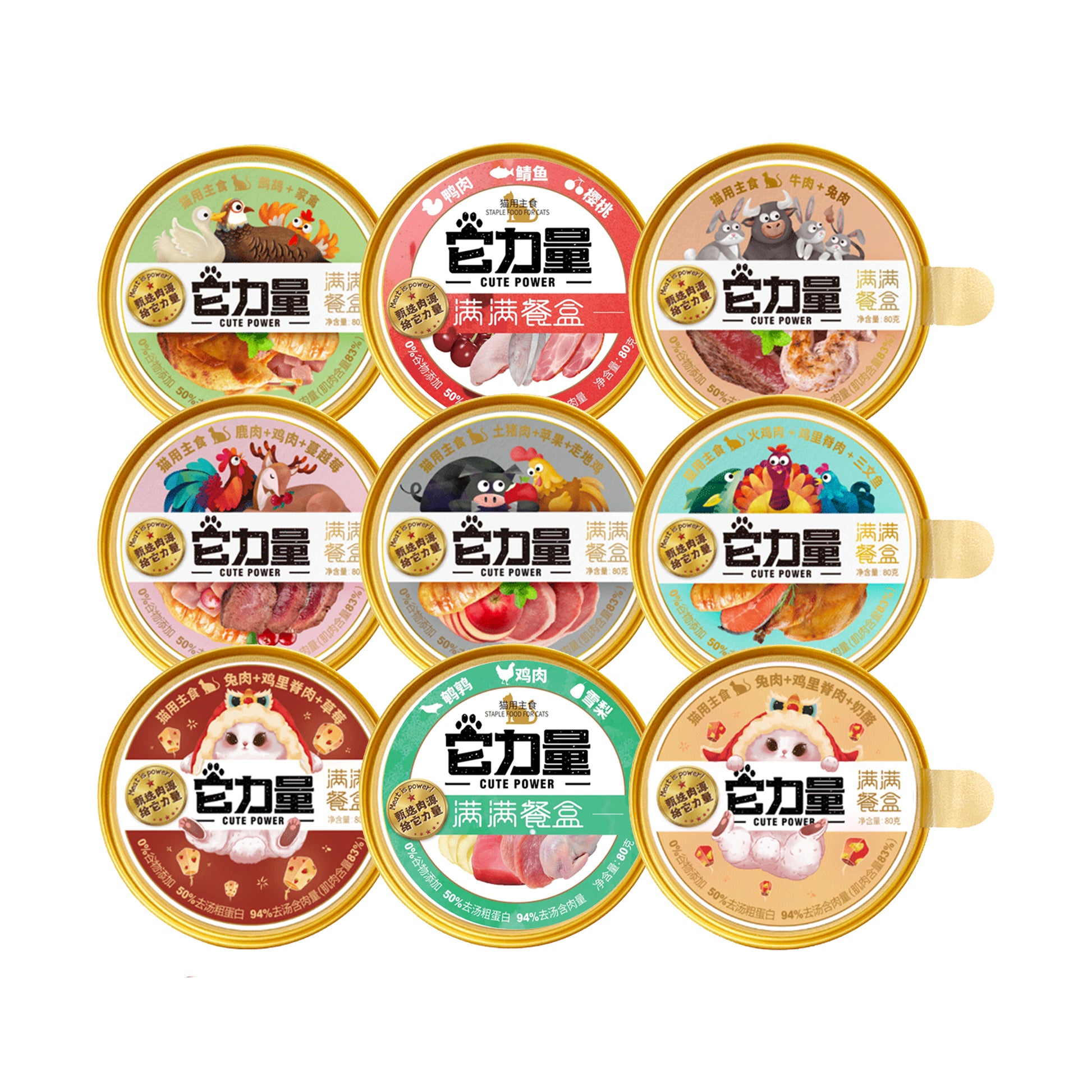 Cute Power🐱94% Raw Meat Complete Wet Food