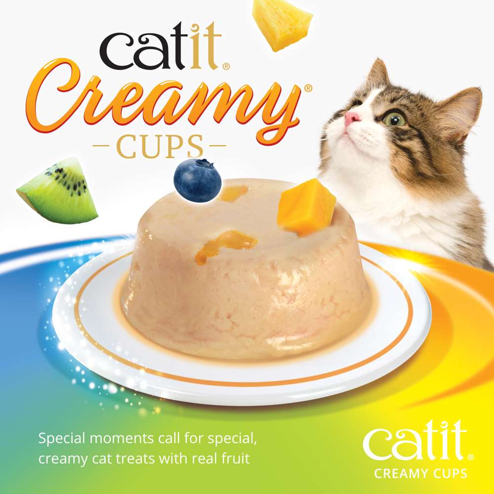 Catit🐱Creamy Cups Variety Pack 4*25g