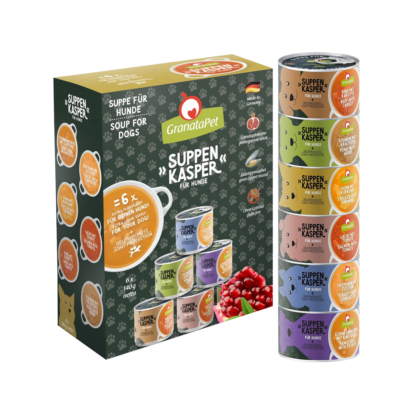 GranataPet🐶Suppenkasper Multipack 140g*6