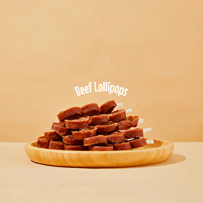 AryaSit🐶Dental Chew Beef Lollipops 9.6oz
