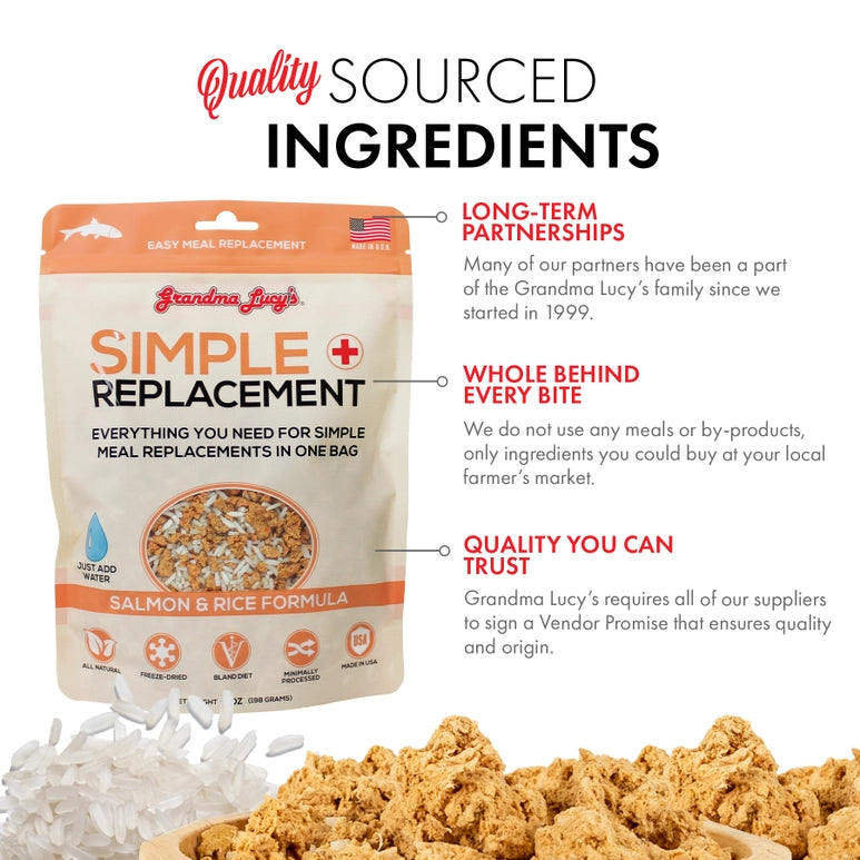 Grandma Lucy‘s🐱🐶Freeze Dried Simple Replacement Anti-Diarrhea - Salmon 7oz