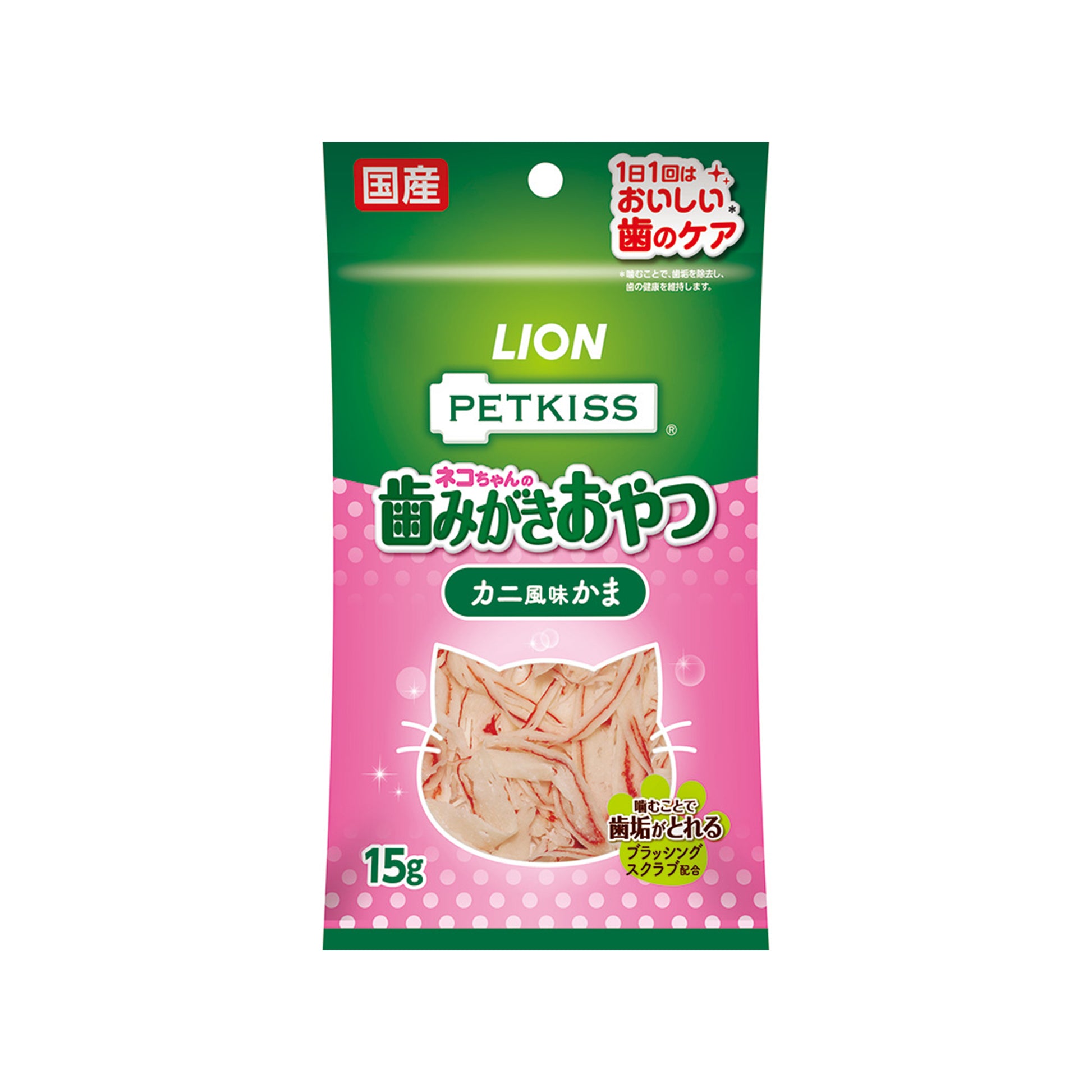 Lion🐱Dental Care Dried Treat Crab Sliced 15g