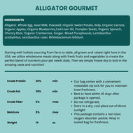 Shepherd Boy Farms🐱🐶Freeze-Dried Raw Food - Alligator Gourmet 14oz