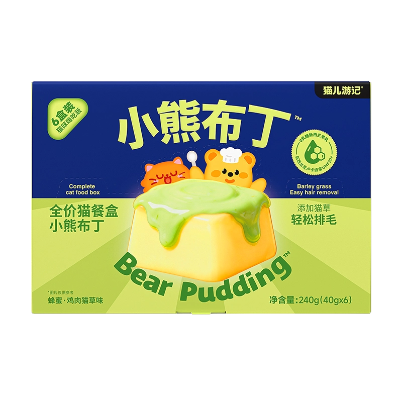 The Cat‘s Travel🐱Bear Bistro Honey Pudding Complete Wet Food