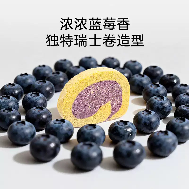 CatLab🐱🐶Freeze Dried Blueberry Swiss Roll 45g