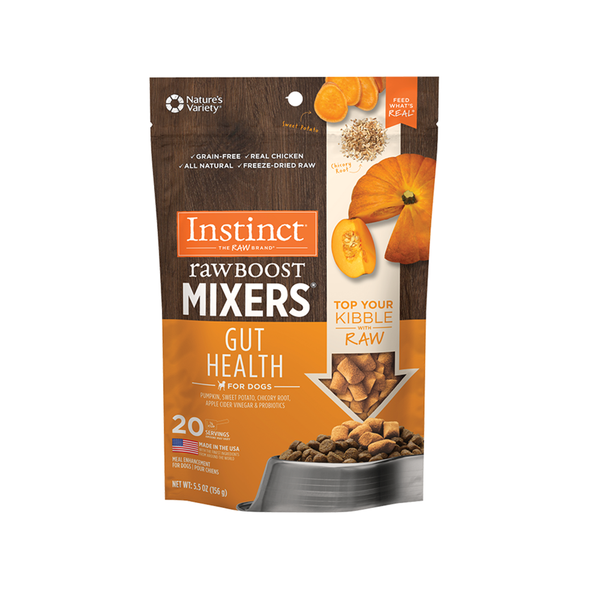 Instinct🐶Freeze Dried Raw Boost Mixers Gut Health