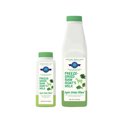 Shepherd Boy Farms🐱🐶Freeze-Dried Raw Goat's Milk - Super Greens Blend
