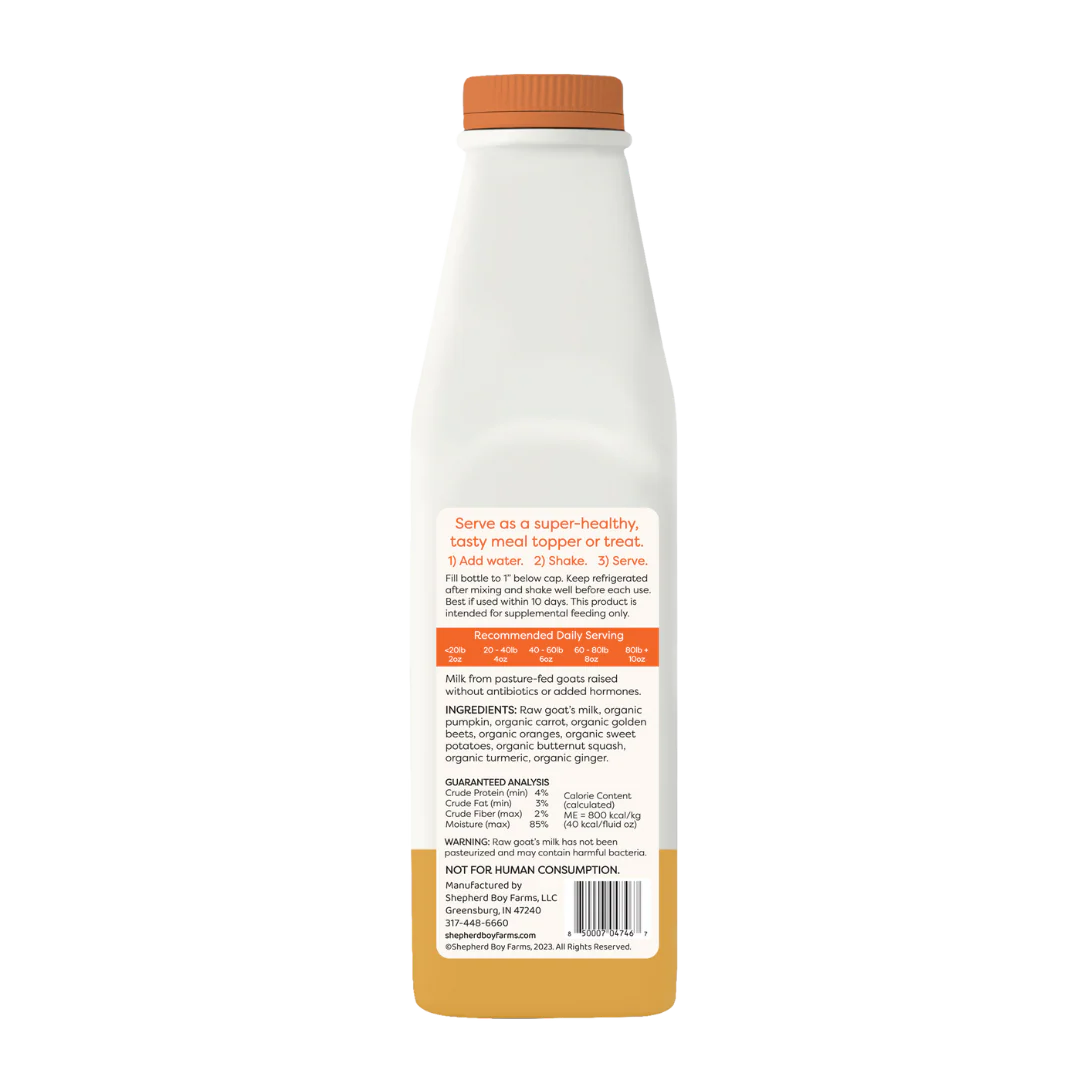 Shepherd Boy Farms🐱🐶Freeze-Dried Raw Goat's Milk - Golden Blend
