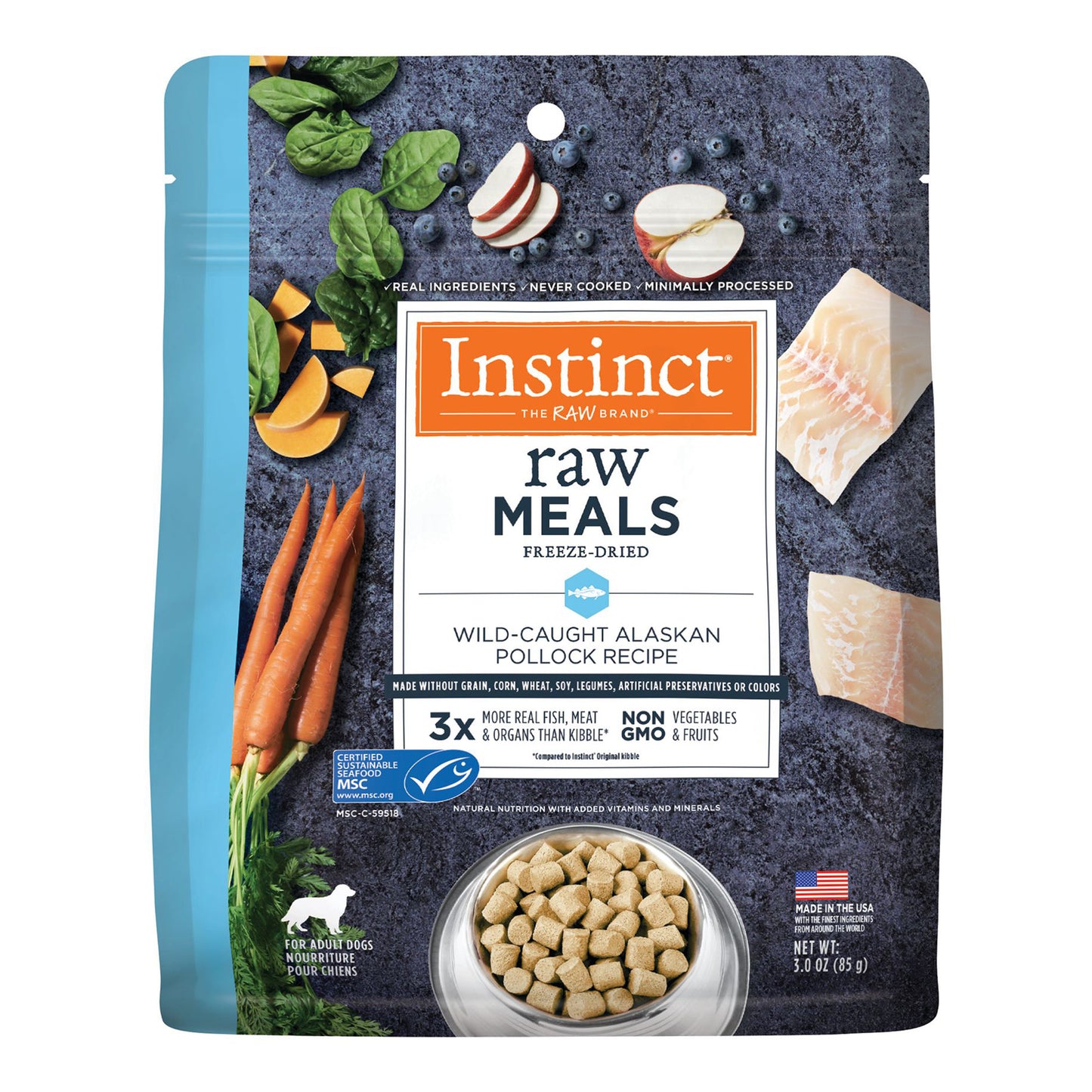 Instinct🐶100% Raw Freeze-Dried Meals Real Dog Food