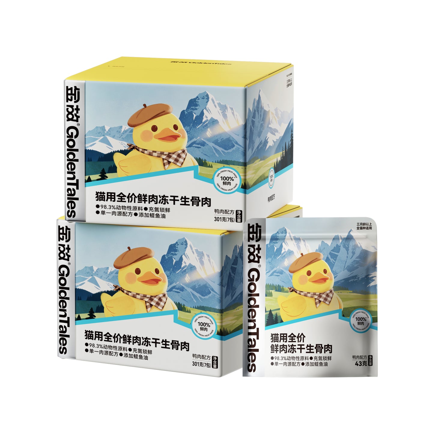 Golden Tales🐱Freeze-Dried Fresh Meat Diet Duck