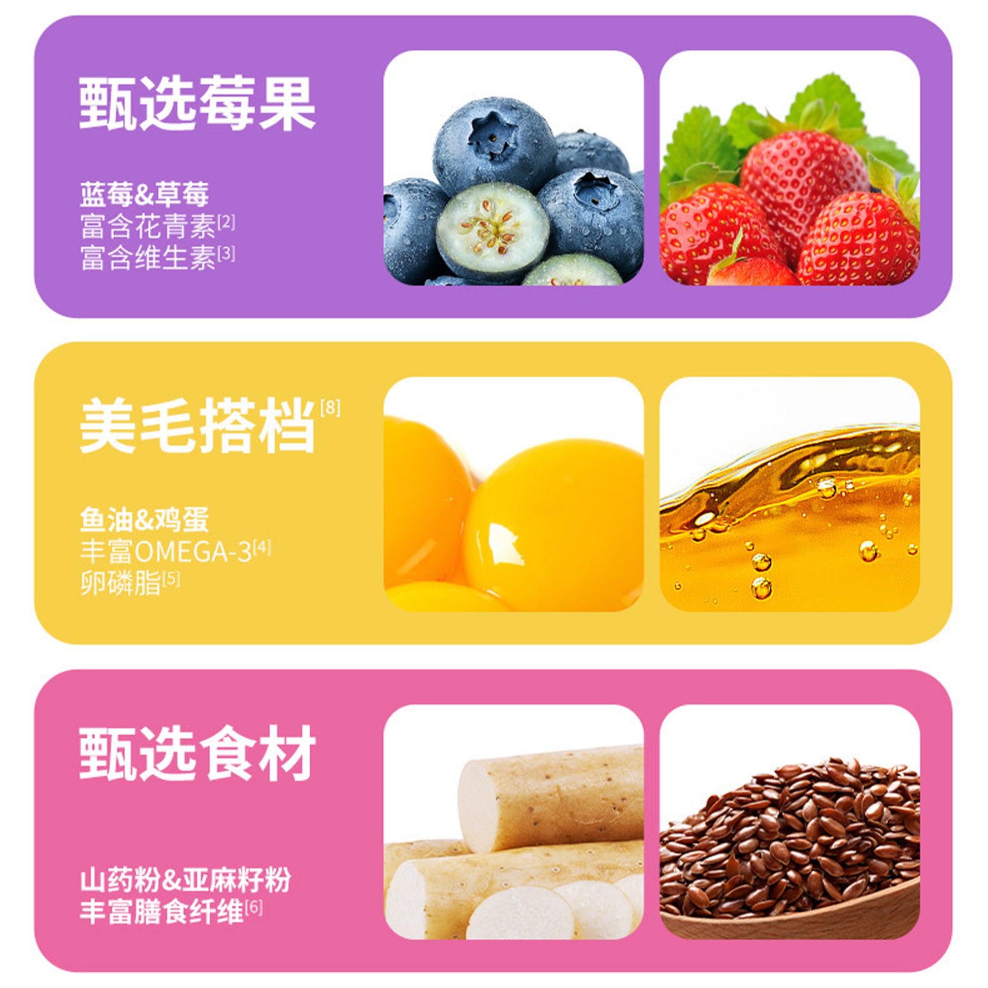 MeowFans🐱Tri-Color Chicken & Mixed Berry Complete Wet Food 40g*6