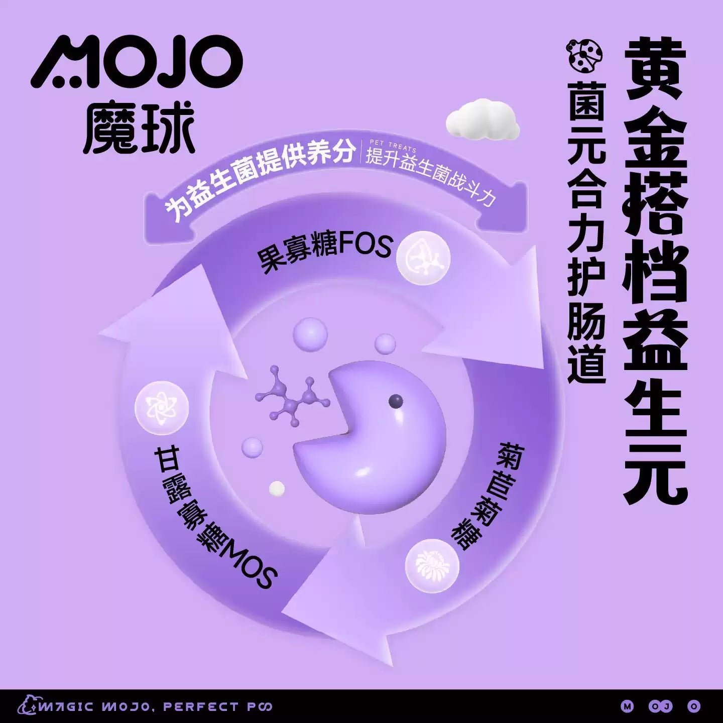 MOJO🐱🐶Freeze Dried S.Boulardii Insect & Yam Pumpkin 56g