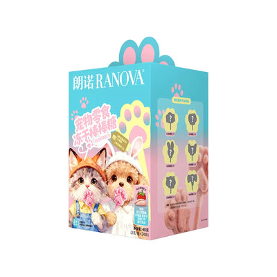 Ranova🐱🐶Freeze Dried Blind Box Chicken & Strawberry Lollipops 2g*24