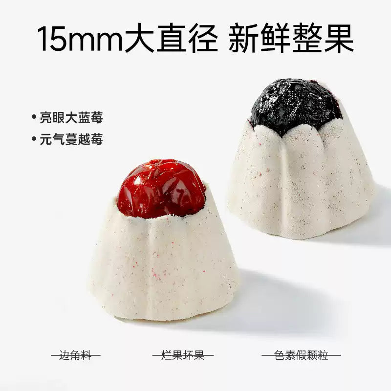 Yee🐱🐶Freeze Dried Chicken & Goat Milk Fruit Veggie Canelé 55g