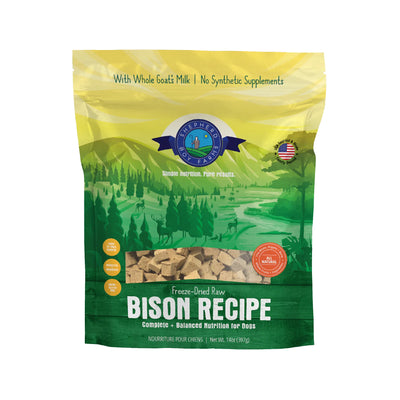 Shepherd Boy Farms🐶Freeze-Dried Raw Food - Bison Banquet 14oz