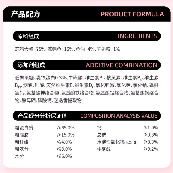 Bright🐱Ultra Fresh Freeze Dried Kitten Formula 210g