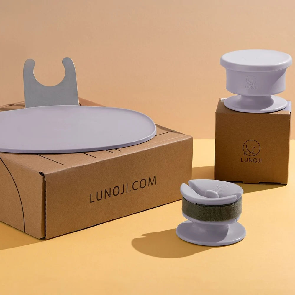 Lunoji🐱🐶Chewden: Base Mess-Free Weighted Mat - Pastel Lilac