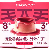 MAOWOO🐱Juice & Pudding Duo Mousse Pate Wet Food 90g