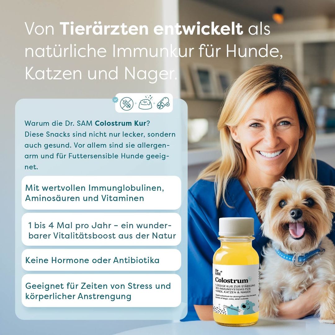 Dr.SAM🐱🐶Colostrum Liquid - Cure To Strengthen the Immune System 125ml
