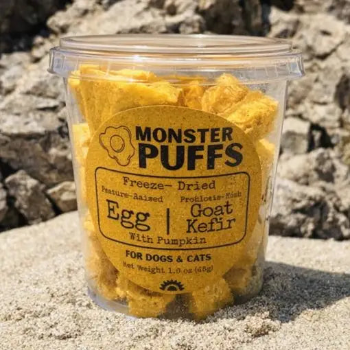 Fur Monster🐱🐶Freeze Dried Organic Egg & Goat Kefir 1.76 oz