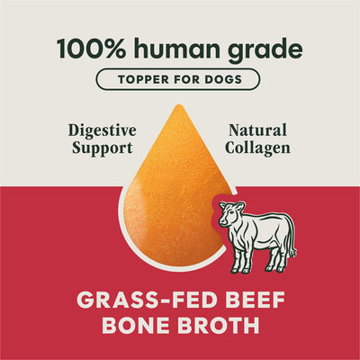 Instinct🐶Grass-Fed Beef Bone Broth 16oz