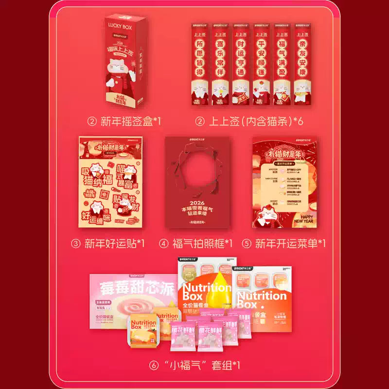 Bright🐱New Year “Rich Cat” Special Limited Collection Box