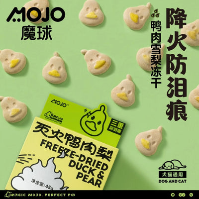 MOJO🐱🐶Freeze Dried Duck & Pear 45g