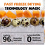 PawUp🐱🐶Freeze Dried Quail Egg Yolk & Pumpkin Paws 3.5oz