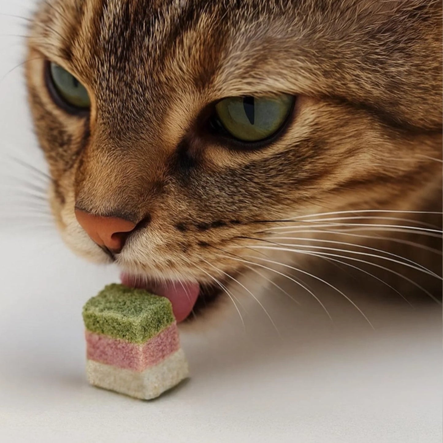 Petit🐱🐶Freeze Dried Cake Cube Chicken Grass Cranberry & Goat Milk 50g