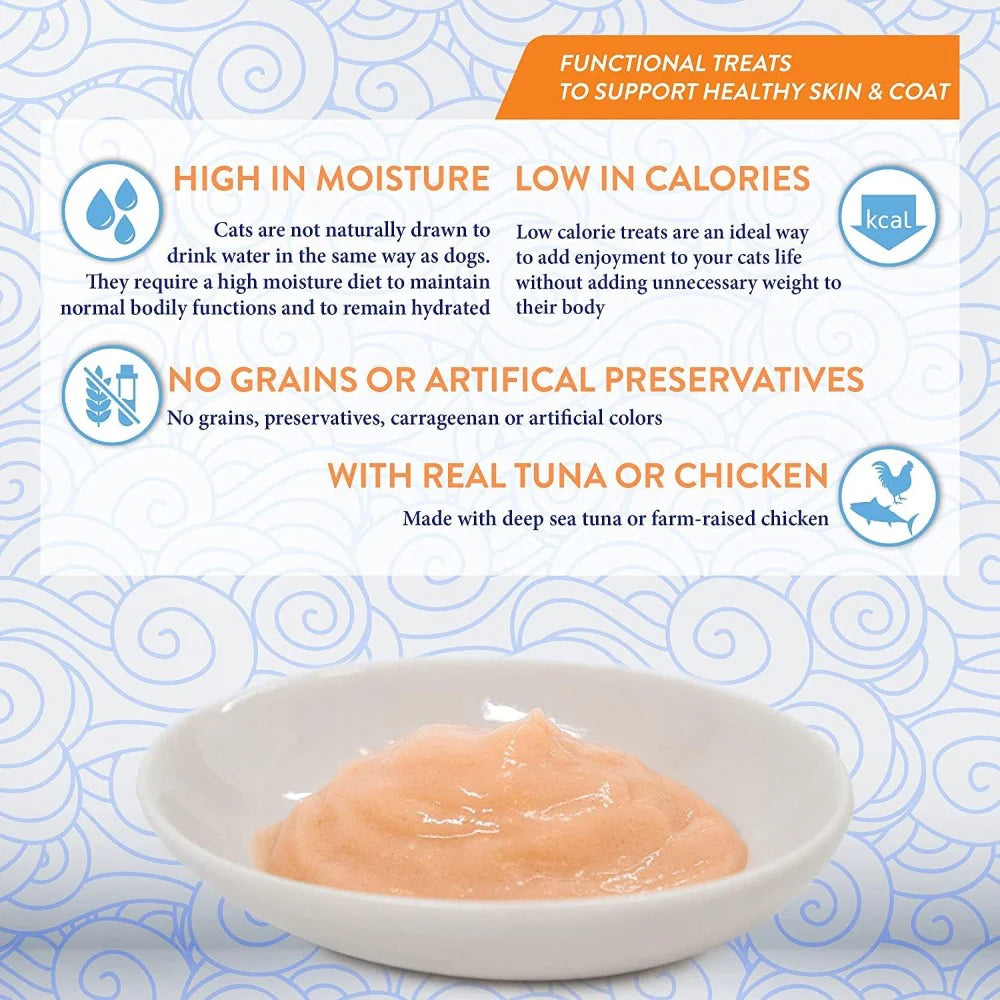 Inaba🐱Churu Purees Skin & Coat Chicken 4pc