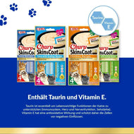 Inaba🐱Churu Purees Skin & Coat Chicken 4pc