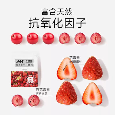 Yee🐱🐶Freeze Dried Cranberry & Strawberry 40g