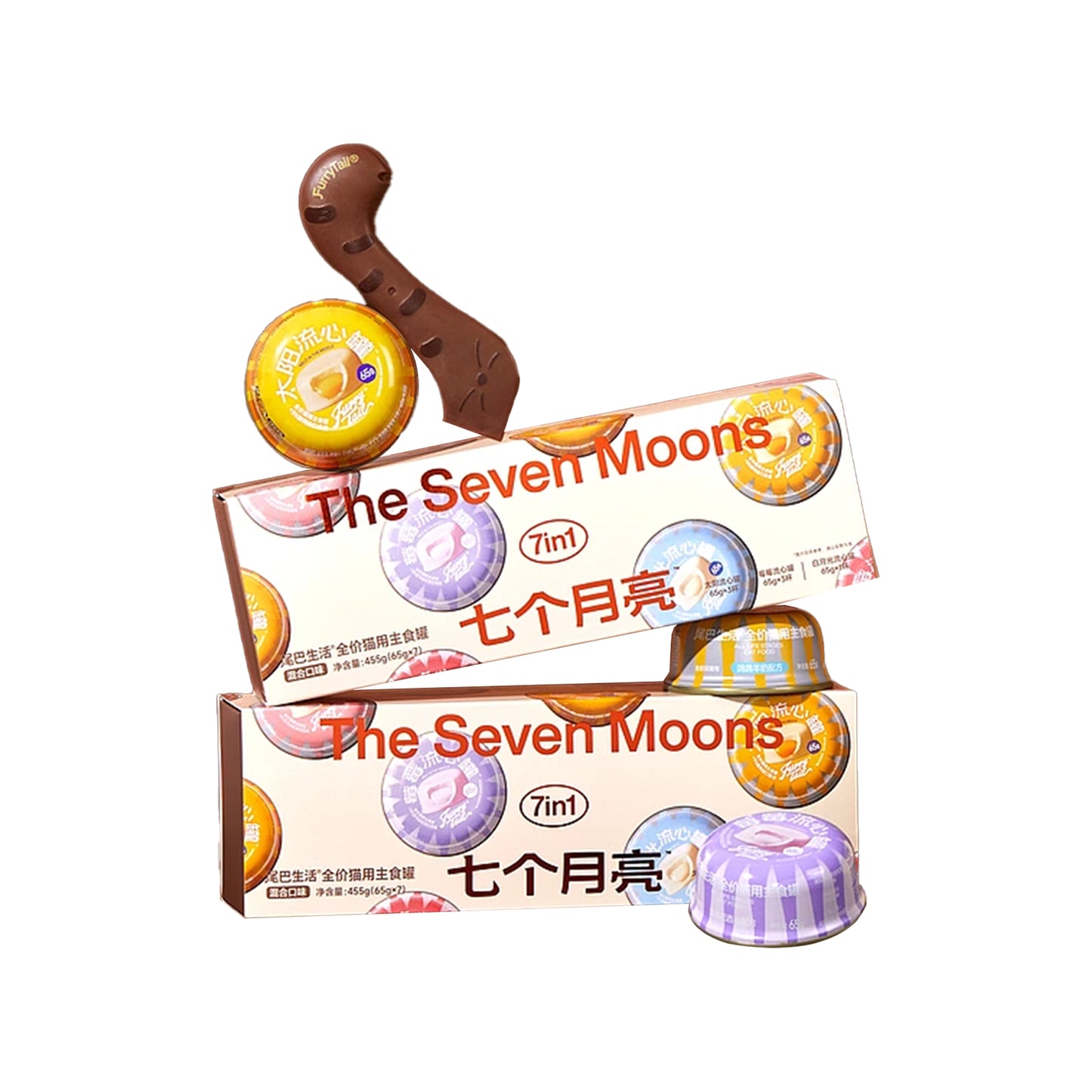 FurryTail🐱Limited Set 7 Moon Lava Burst Complete Wet Food 65g*7