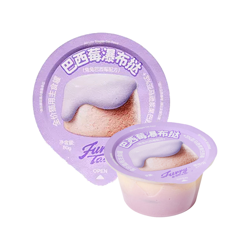 FurryTail🐱Waterfall Tart Complete Wet Food - Rabbit & Acai Berry