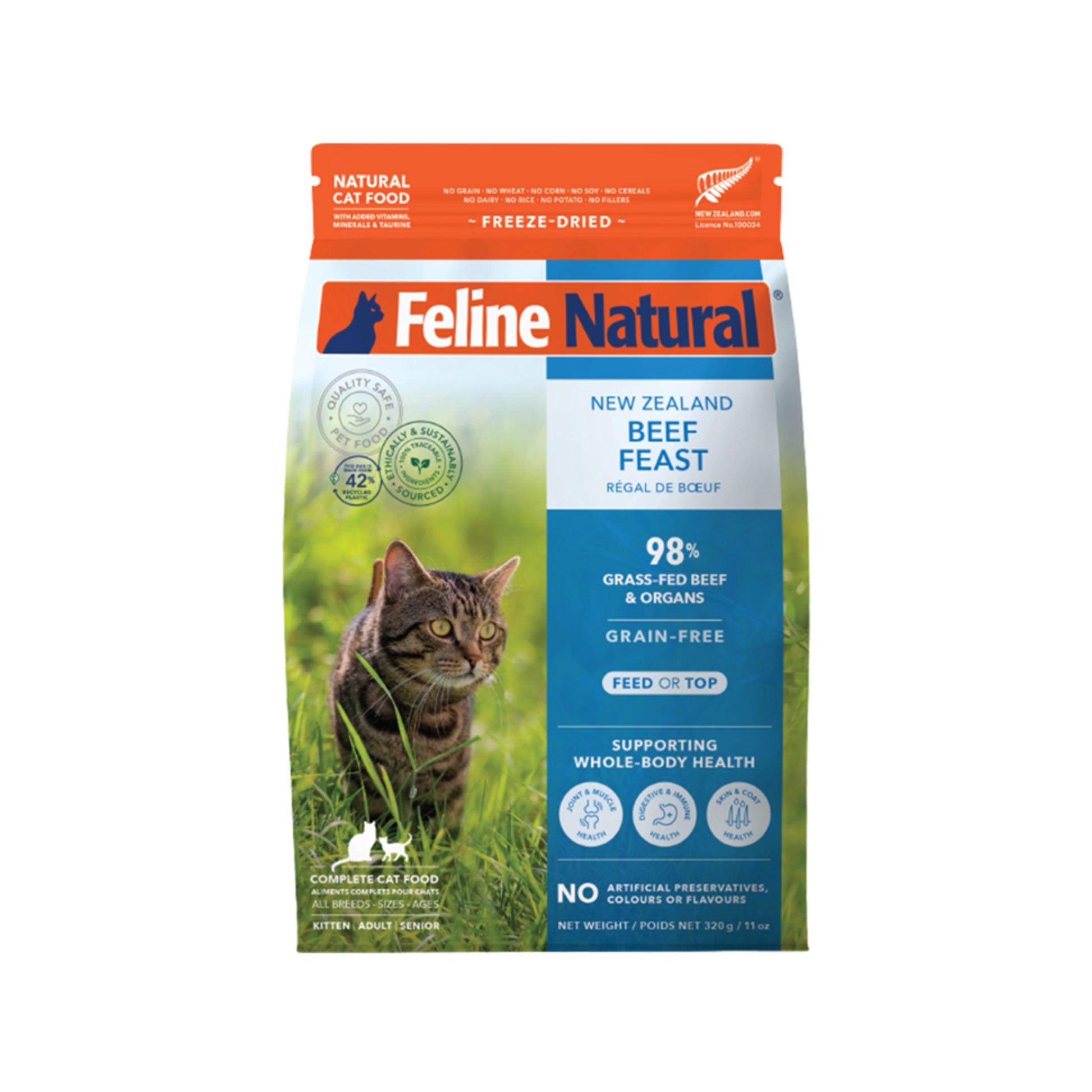 Feline Natural🐱Beef Feast Freeze Dried Cat Food