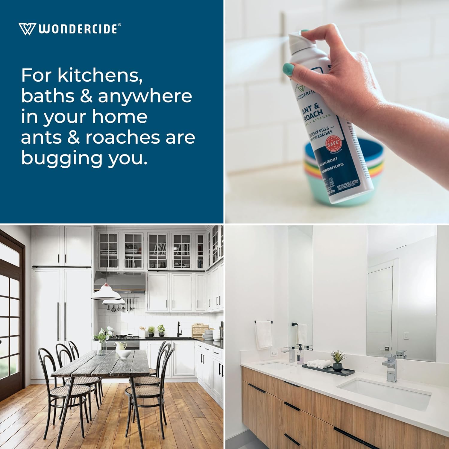 Wondercide🐱🐶Ant & Roach Home & Kitchen With Natural Essential Oils 10oz