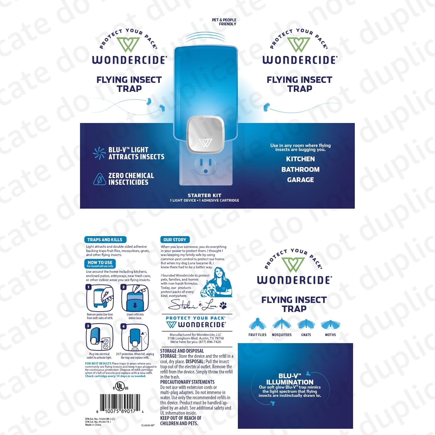 Wondercide🐱🐶Flying Insect Trap