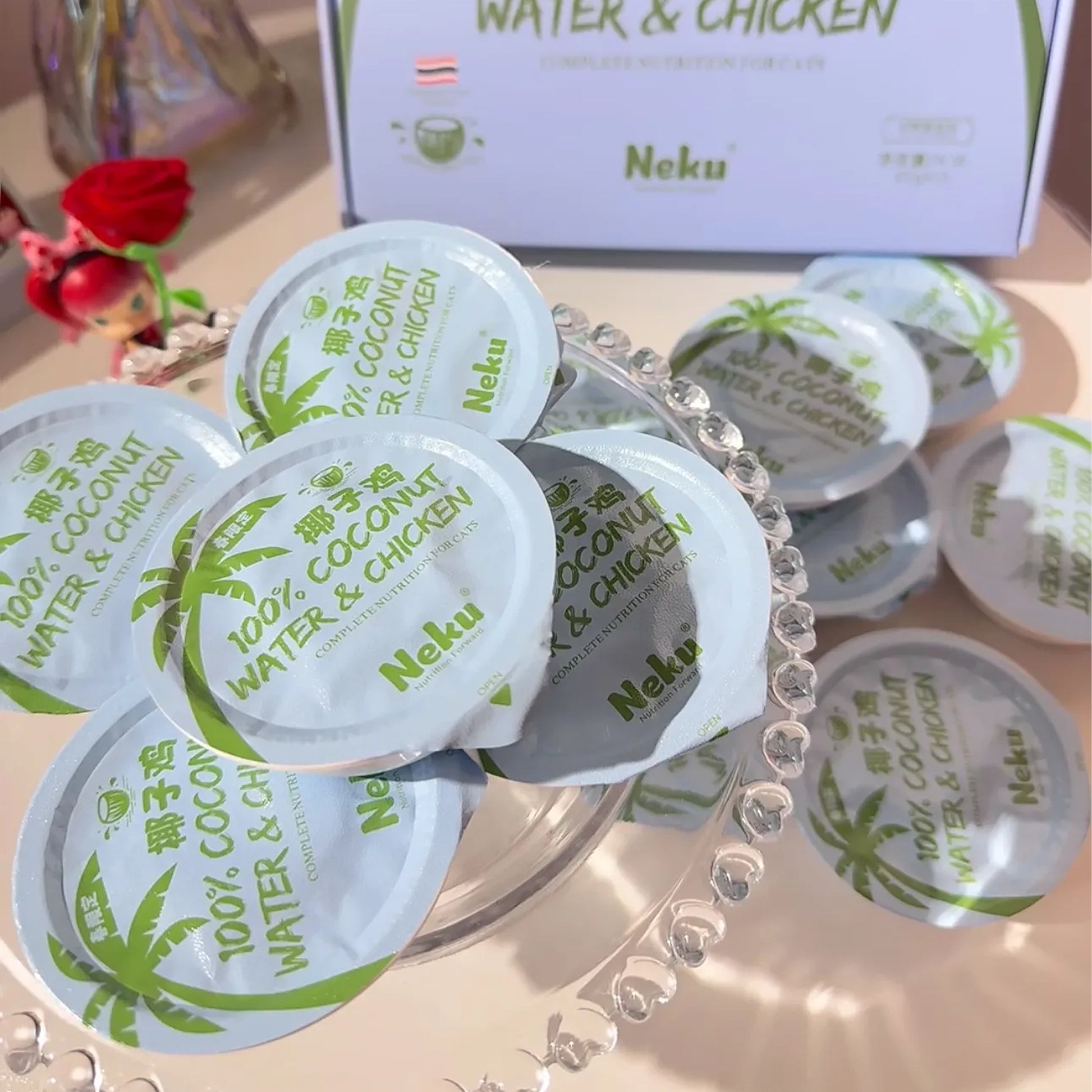 NEKU🐱Spring Limited 100% Coconut Water & Chicken Complete Wet Food