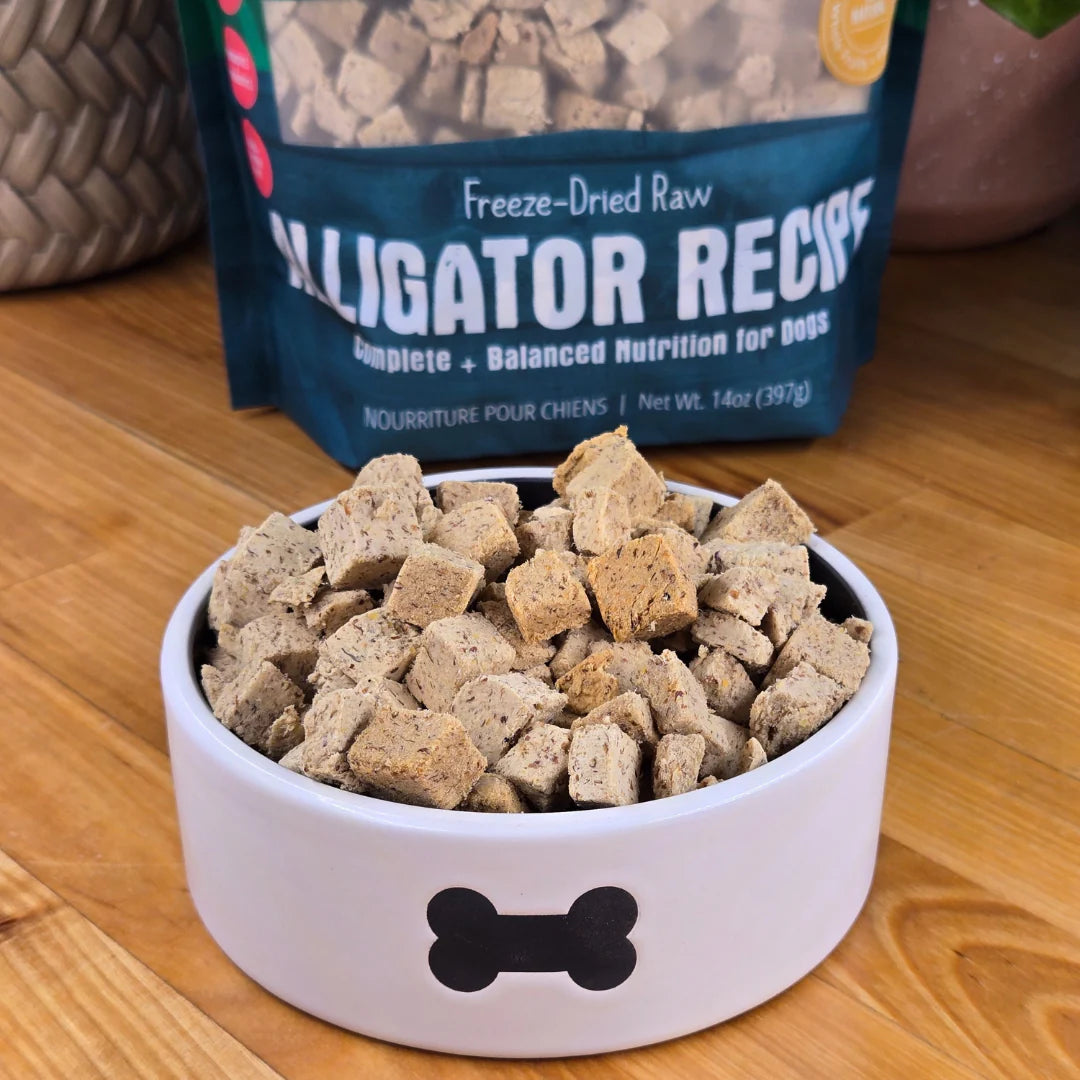 Shepherd Boy Farms🐱🐶Freeze-Dried Raw Food - Alligator Gourmet 14oz