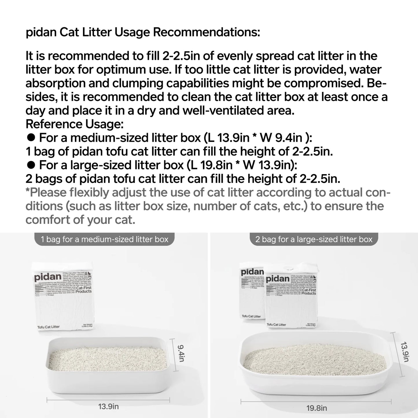 Pidan🐱Natural Tofu Cat Litter 2.4kg