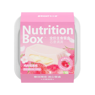Bright🐱🐶Nutrition Wet Box - Chicken Goat Milk & Berry Creamy Core 100g