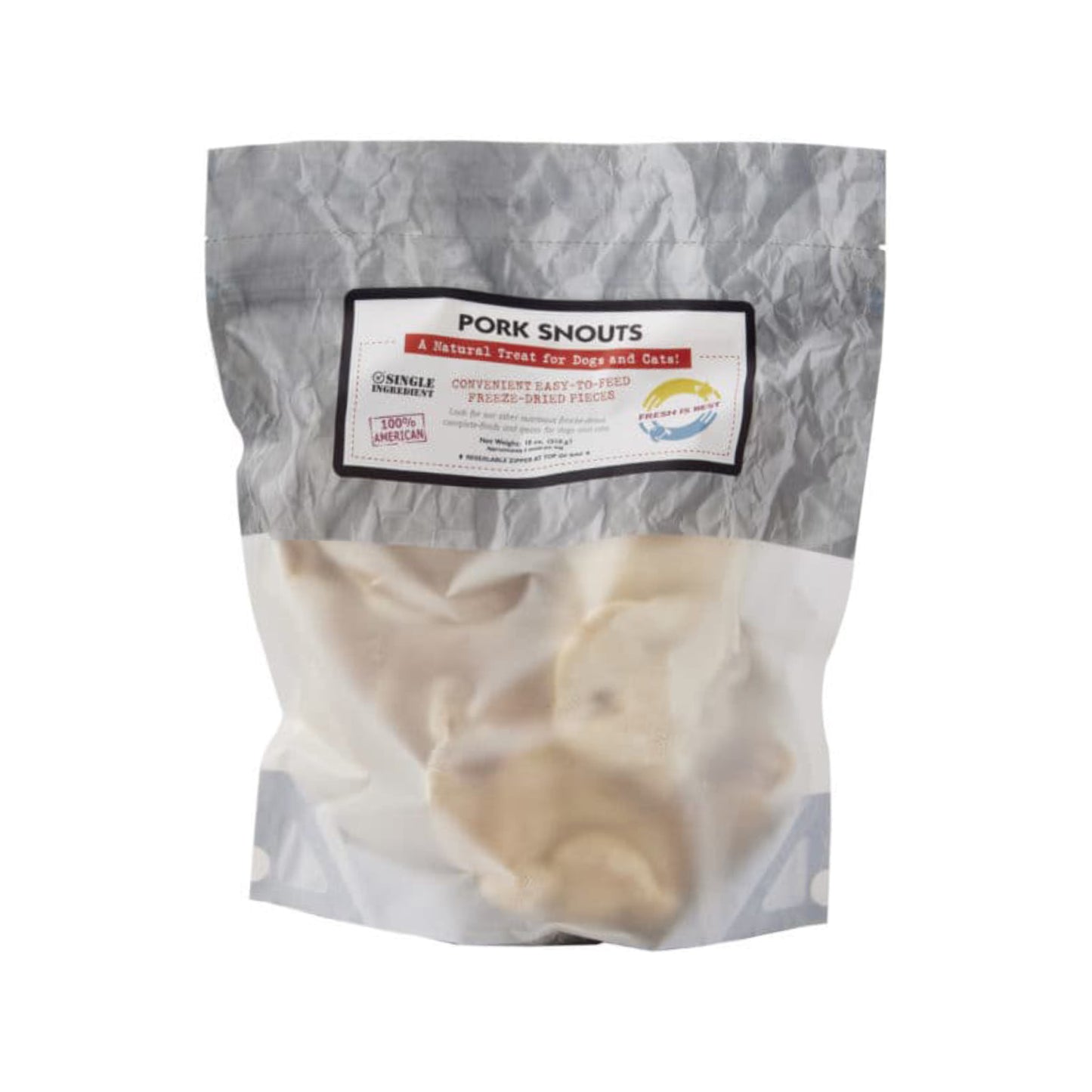 Fresh Is Best🐱🐶Freeze Dried Pork Snouts 18oz
