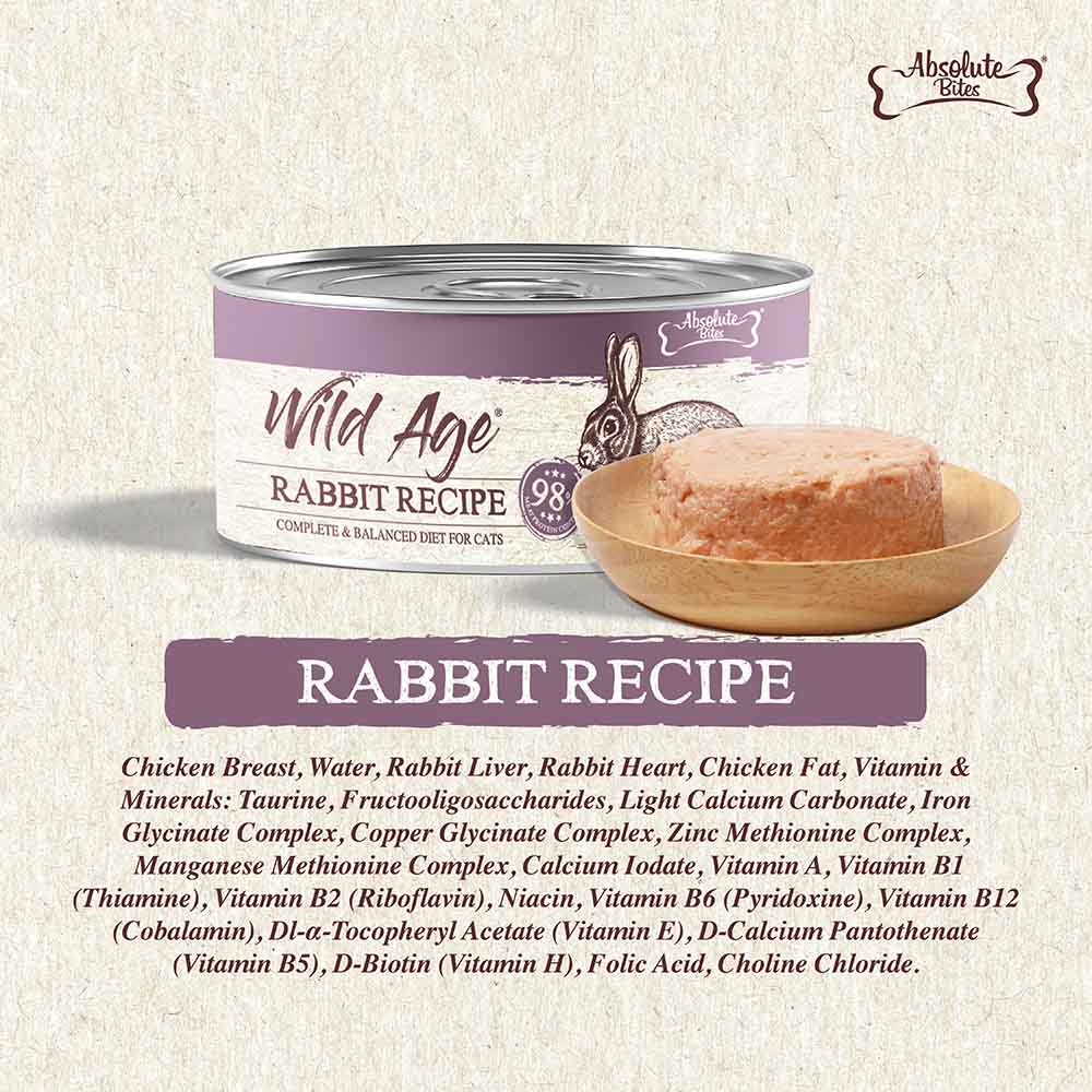 Absolute Bites🐱Wild Age Complete Wet Food 80g
